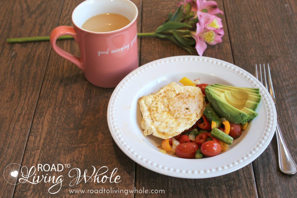 spring vegetable breakfast bowl