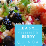 summer berry quinoa salad