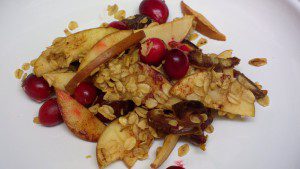 Gluten Free Cranberry Apple Crumble