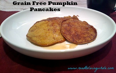 Grain Free pumpkin pancakes