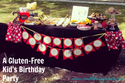 gluten free birthday party menu