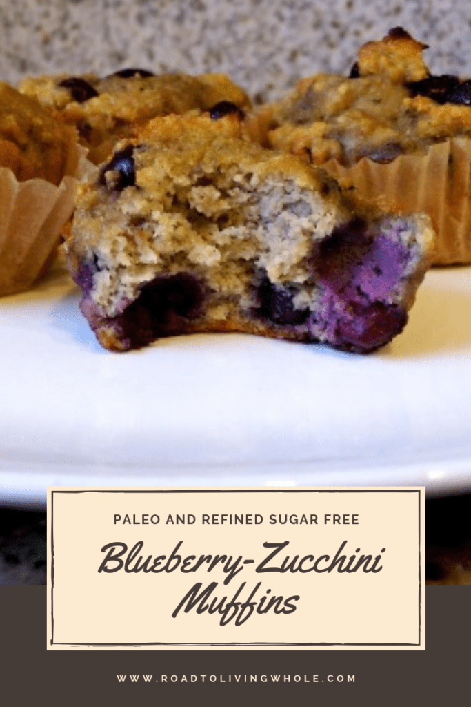 Paleo blueberry zucchini carrot muffins