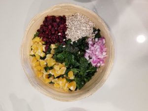 massaged kale salad