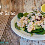 gluten free paleo grain free lemon dill salmon salad