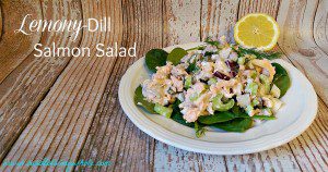 gluten free paleo grain free lemon dill salmon salad
