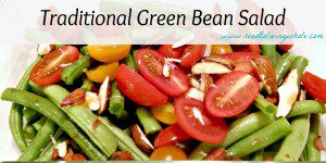 gluten free traditional green bean salad