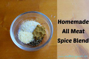 homemade all meat spice blend