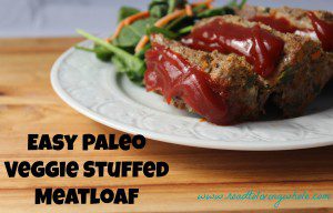 paleo gluten free veggie stuffed meatloaf