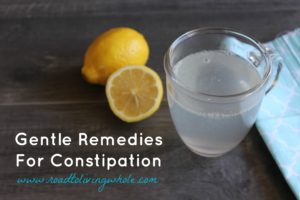 gentle remedies for constipation