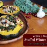vegan paleo winter stuffed squash