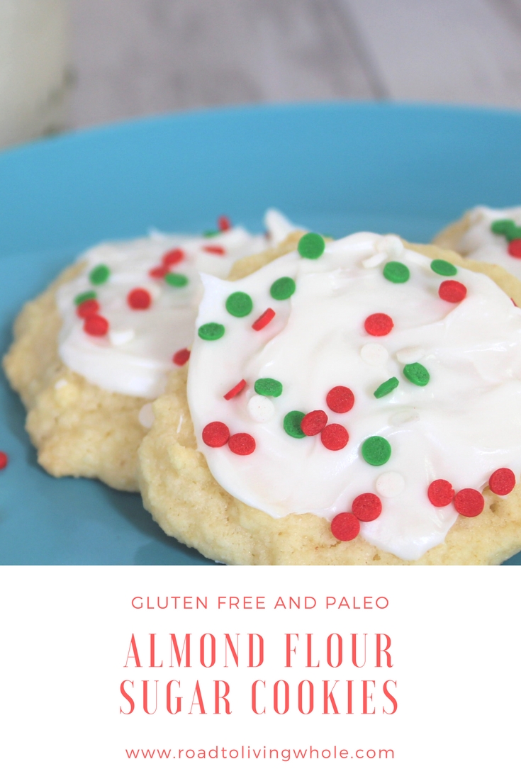 gluten free almond flour sugar cookies