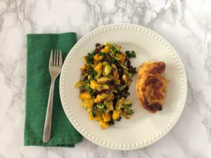 paleo and allergy friendly winter vegetable medley side dish with chicken