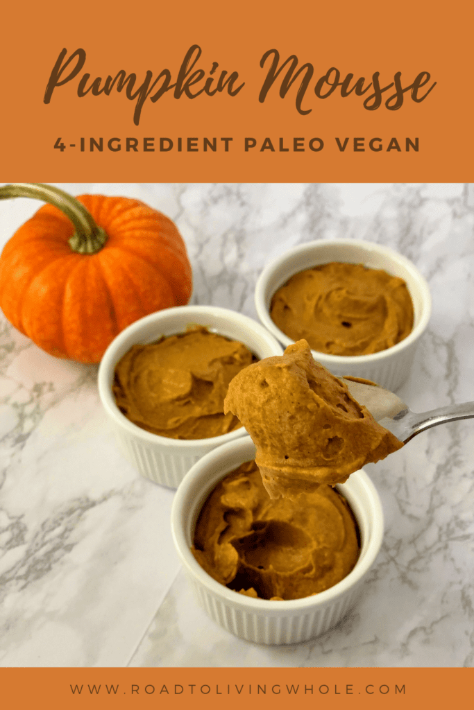 4 Ingredient Paleo and Vegan Pumpkin